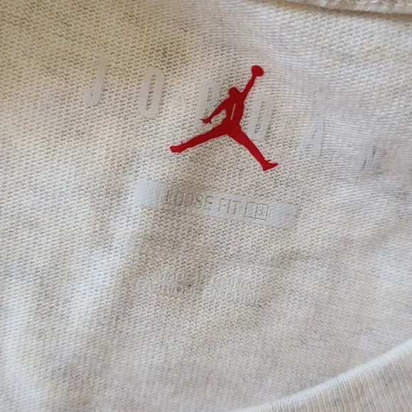 NIKE Jordan Cotton Loose Fit Tee - Small - Picture 4 of 8